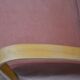 Fauteuil retapissé velours rose