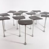 12x ‘Kevi’ high tables by Jorgen Rasmussen for Engelbrechts