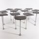 12x ‘Kevi’ high tables by Jorgen Rasmussen for Engelbrechts