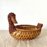 Duck woven wicker baskets