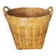 Vintage wicker plant pot