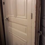 Old Haussmannian door 83x219.5cm with glazed transom frame.