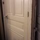 Old Haussmannian door 83x219.5cm with glazed transom frame.