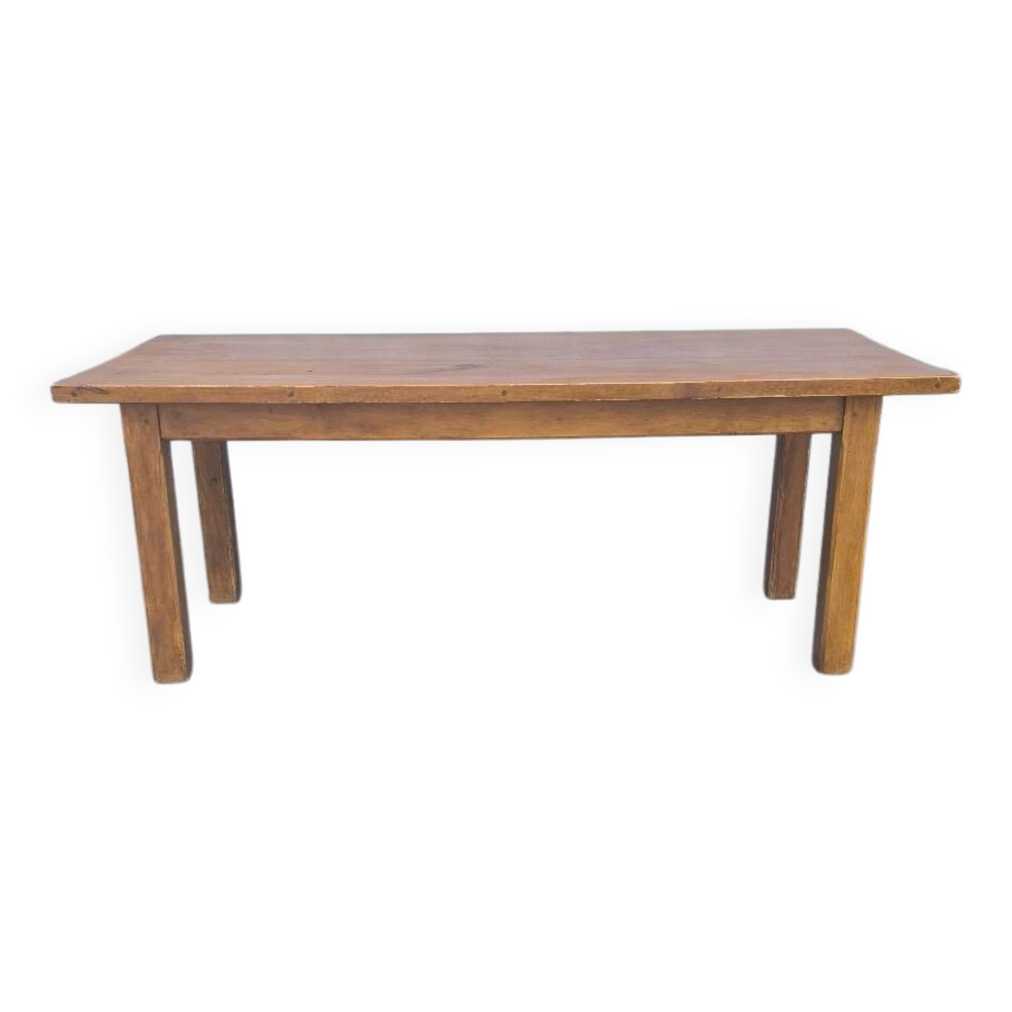 Solid beech farmhouse table 1950
