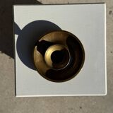 Large adjustable antique gold candlestick H20 D10