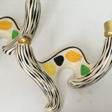 Wall light in vintage earthenware