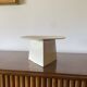 White craquele ceramic vide poche, leDuc France 1970s