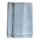 Tea cloth in pure linen aqua