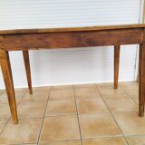 Walnut farmhouse table
