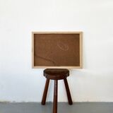 Painting "Mountain", oil on hardboard