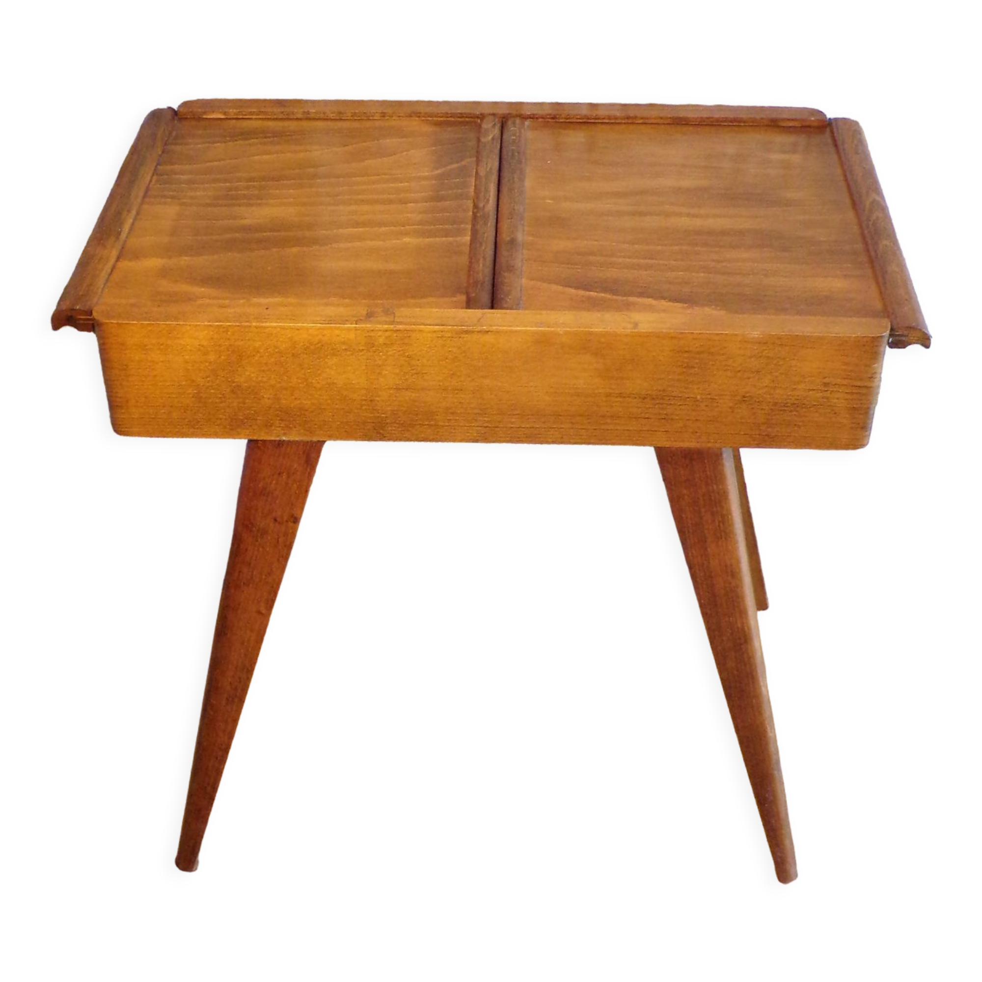 Vintage sewing furniture sliding panels