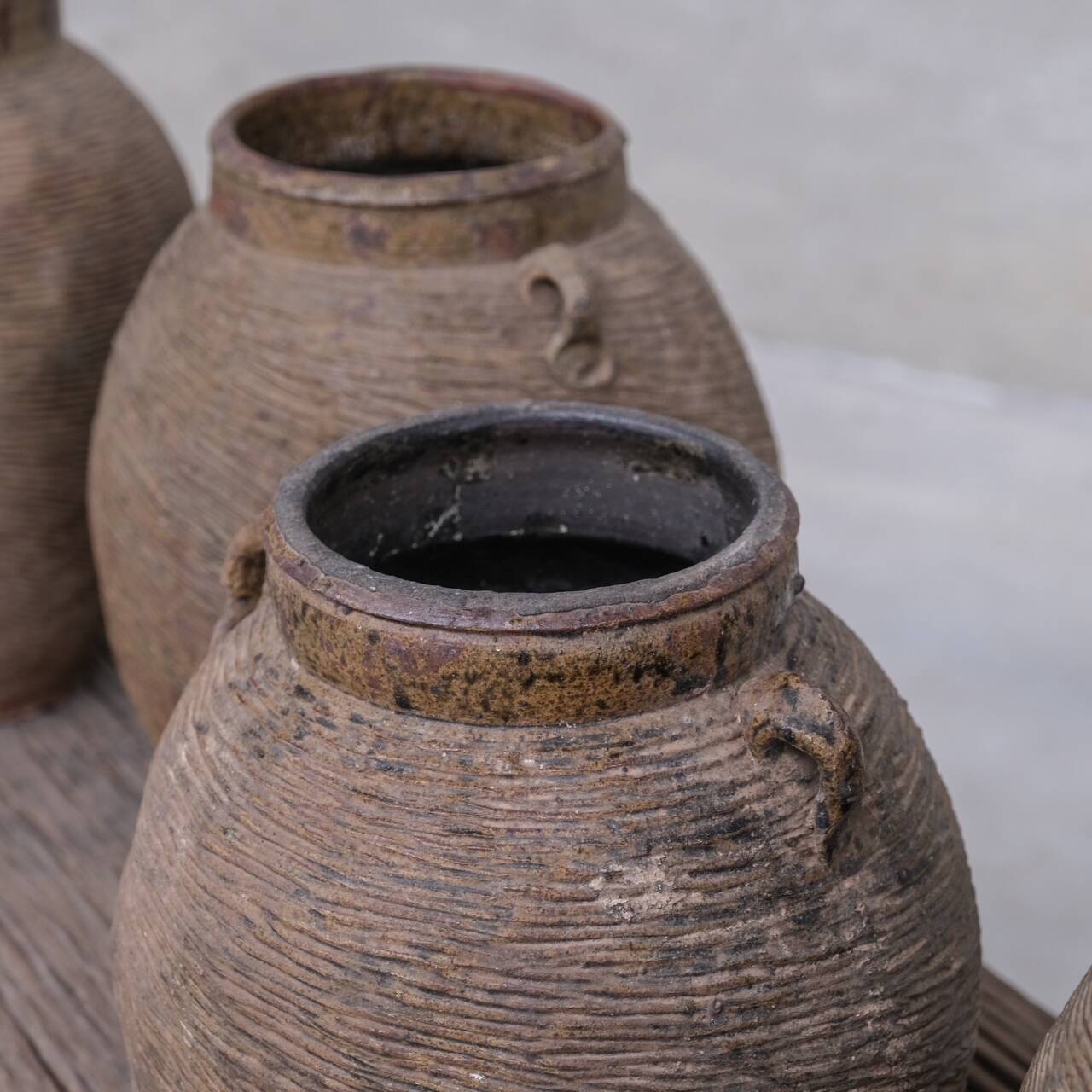 Vintage Ceramic Asian Water Pots (6 available)