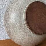 Large glazed stoneware bowl from the 60s