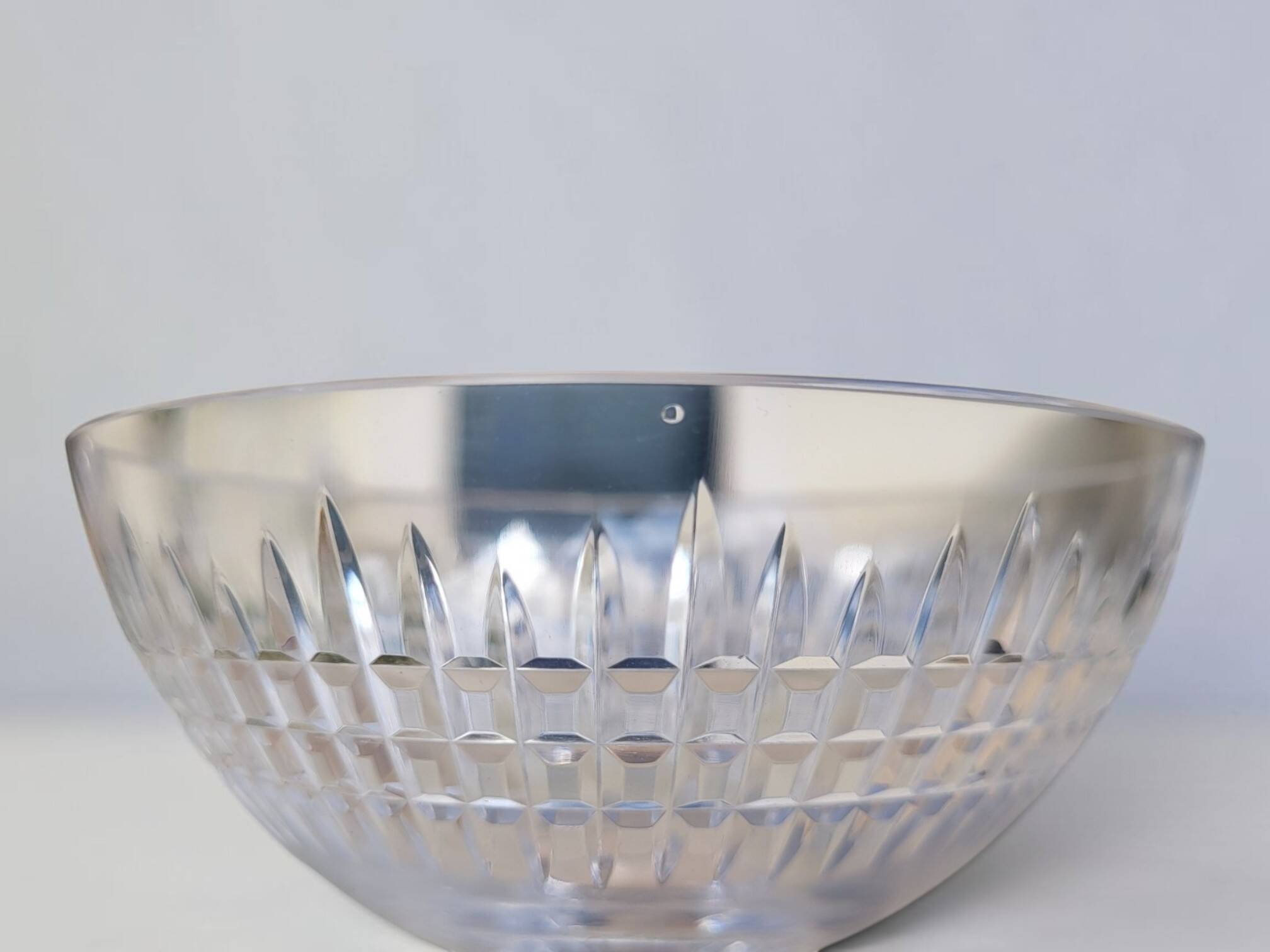 6 crystal champagne coupes Baccarat / Nancy