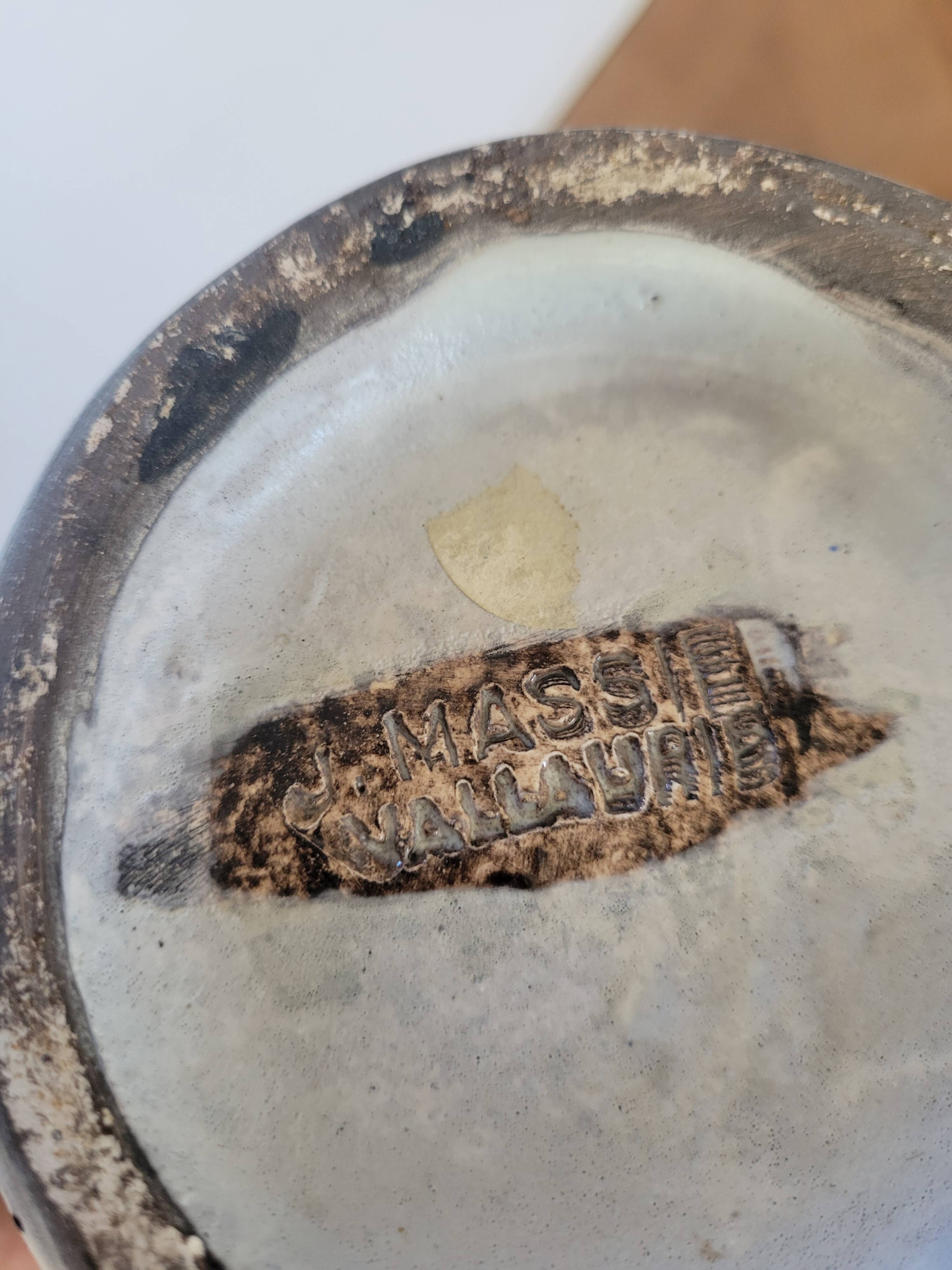 Vase en céramique J.Massier Vallauris