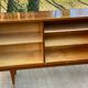 Buffet enfilade scandinave bois massif et palissandre  laquée 220cm 1960