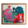 Wooden frame puzzle from the 1940s/50s depicting a pink whale.