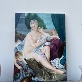 Painting oil on canvas female nude