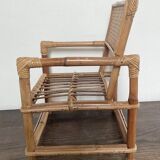 Child's rattan armchair