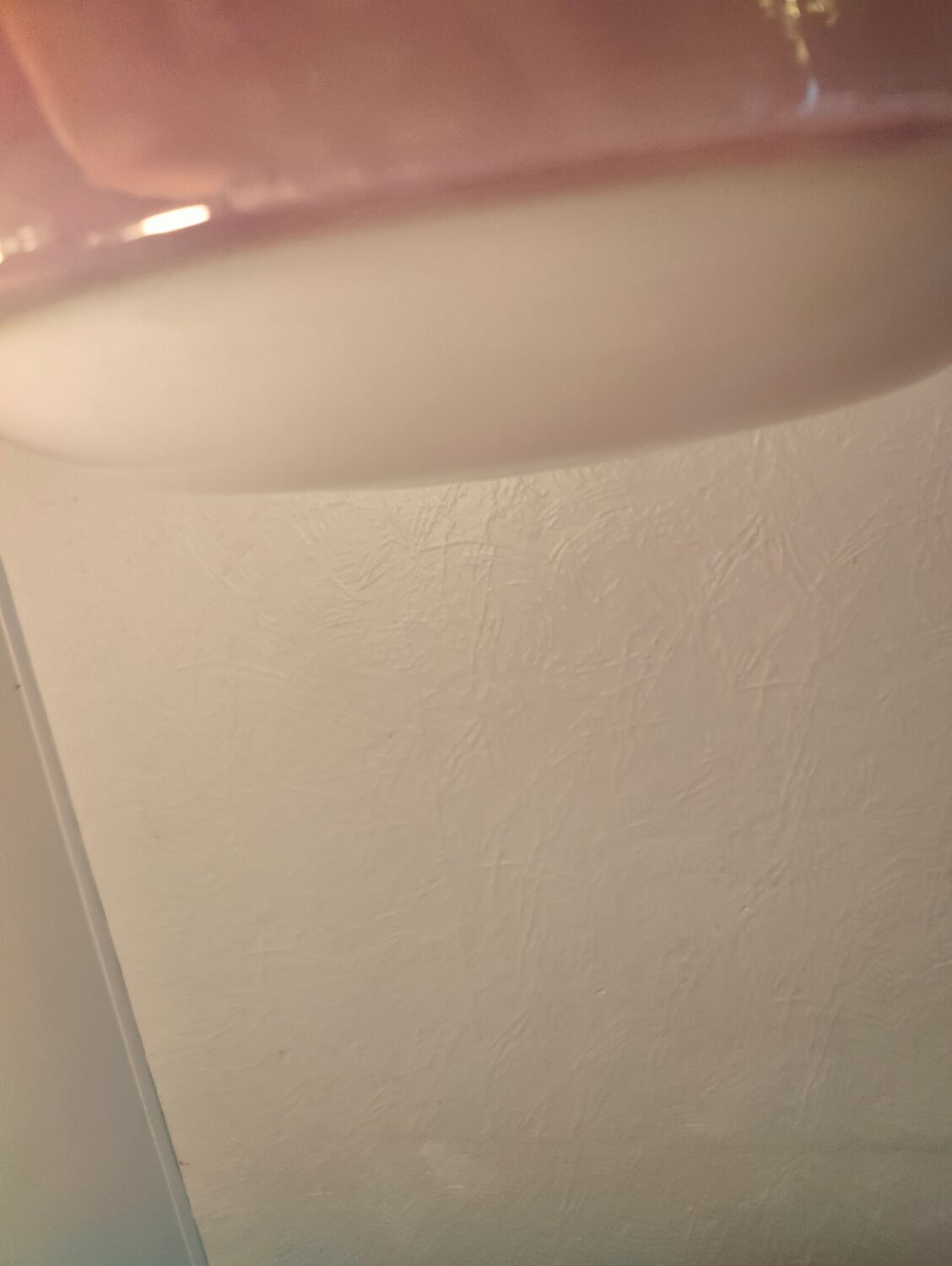 Purple and white opaline pendant light from the 60s/70s.