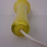 Yellow Teardrop Glass Ceiling Lamp from Holmegaard, Denmark, 1960s