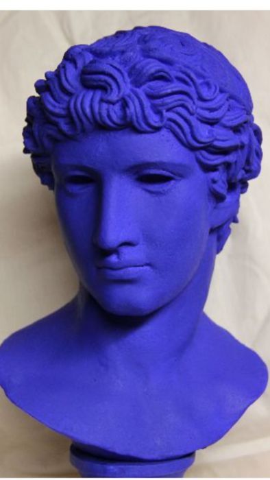 Bust apollo greek roman design