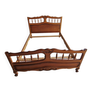 Lit 140 de style en bois