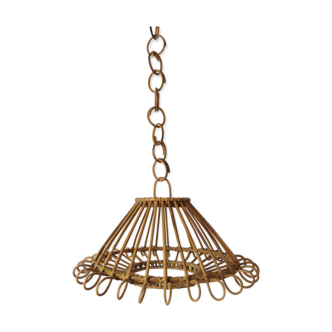 Vintage rattan suspension