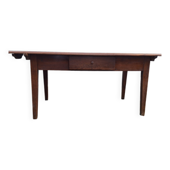 Late 19th century oak farmhouse table
