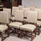 Ensemble de 10 chaises de style louis XIII