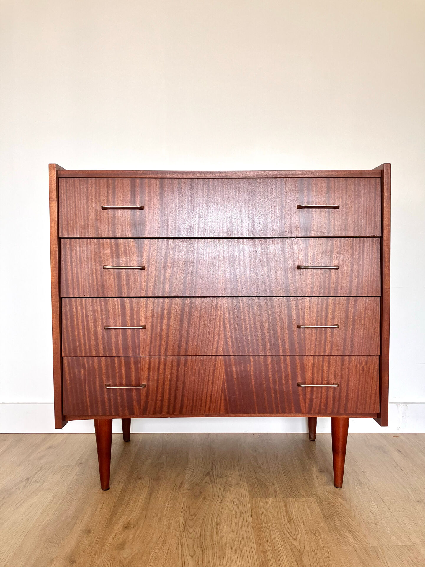 Scandinavian commode with pencil legs