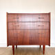 Scandinavian commode with pencil legs