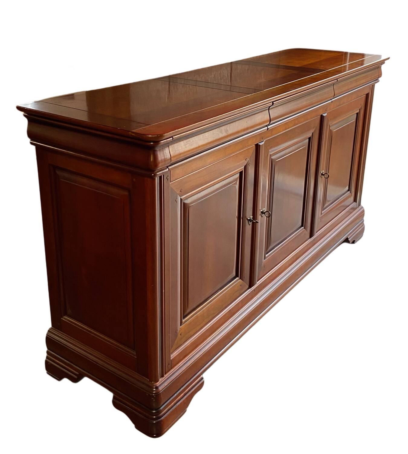 Buffet very enfilade Louis Philippe in cherry wood.