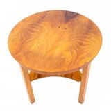 Art Deco round table from around 1950, Poland. After renovation.