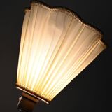 1950s Scandinavian teak and brass floor lamp