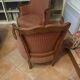 Lot of 2 low bergère cabriolet armchairs in Louis XV style.