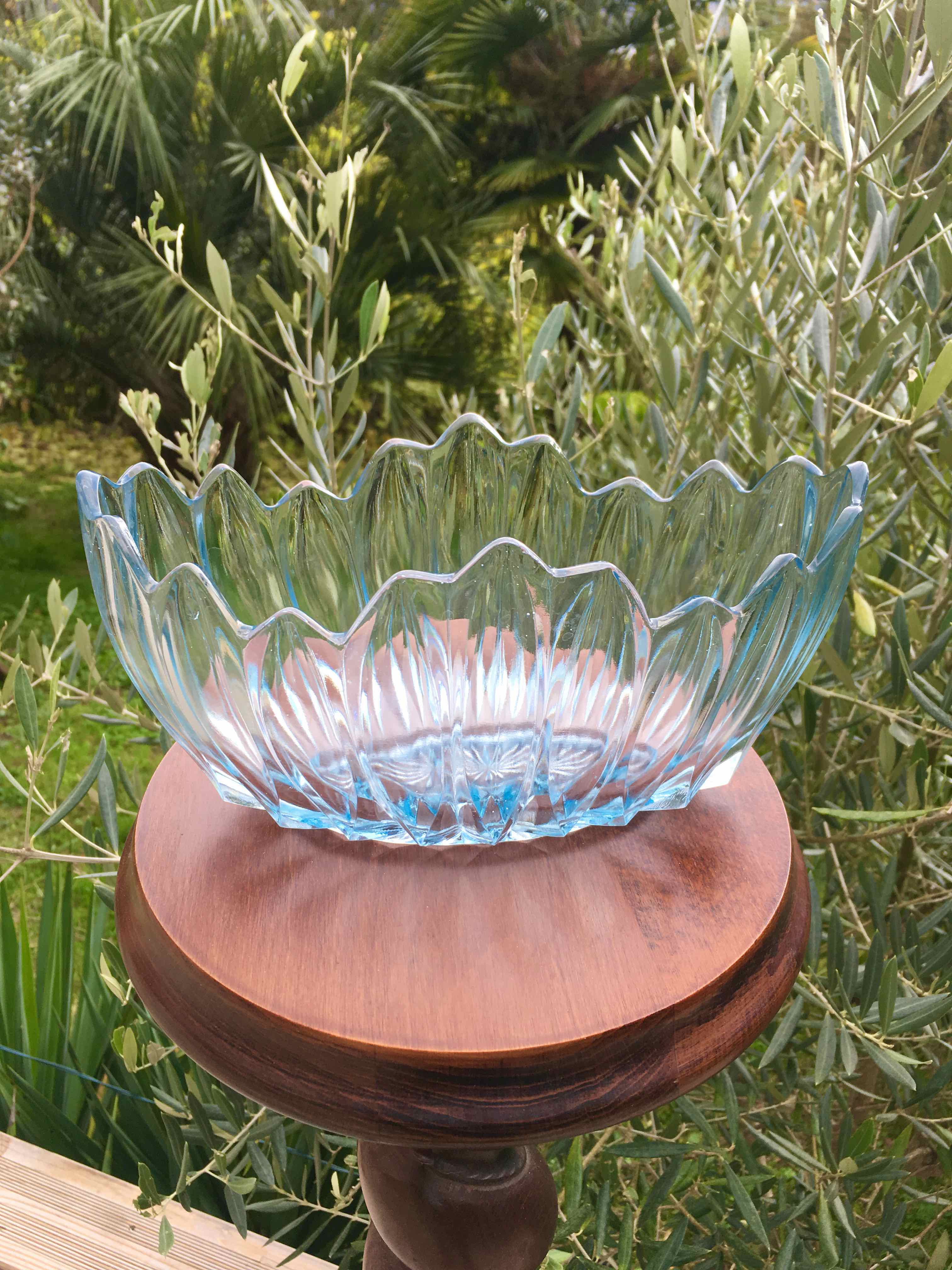 Cut-in cut glass 1960