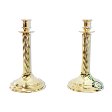 Pair of Lecellier Villedieu candle holders