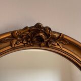 Antique oval mirror