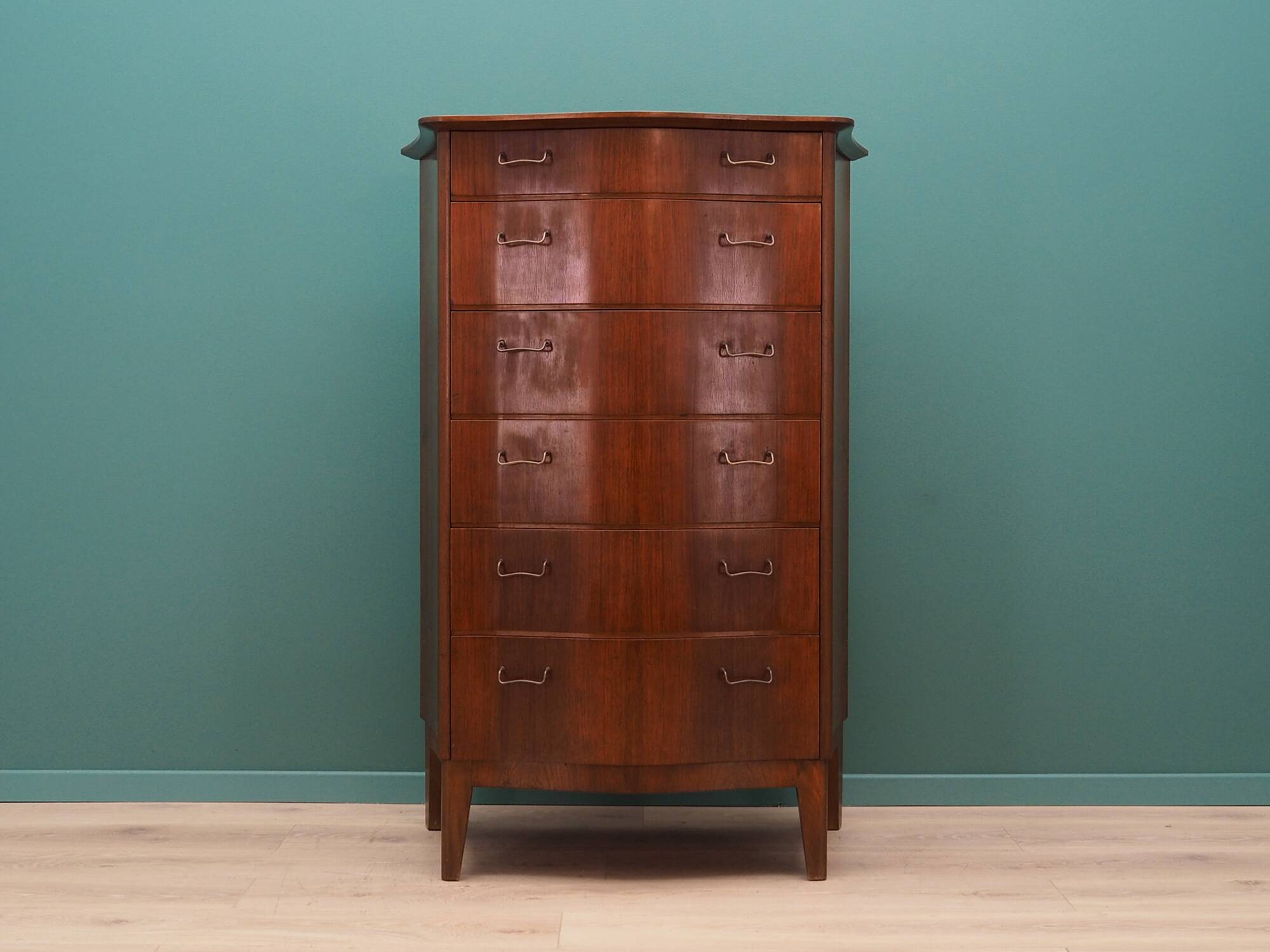 Commode en acajou, design danois, années 1960, fabricant : Øm Mobelfabr
