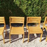 Set of 4 vintage Wilkhahn chairs in light wood – Scandinavian style