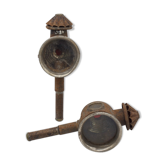Paire de lanternes calèche 1900