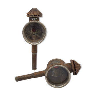 Paire de lanternes calèche 1900