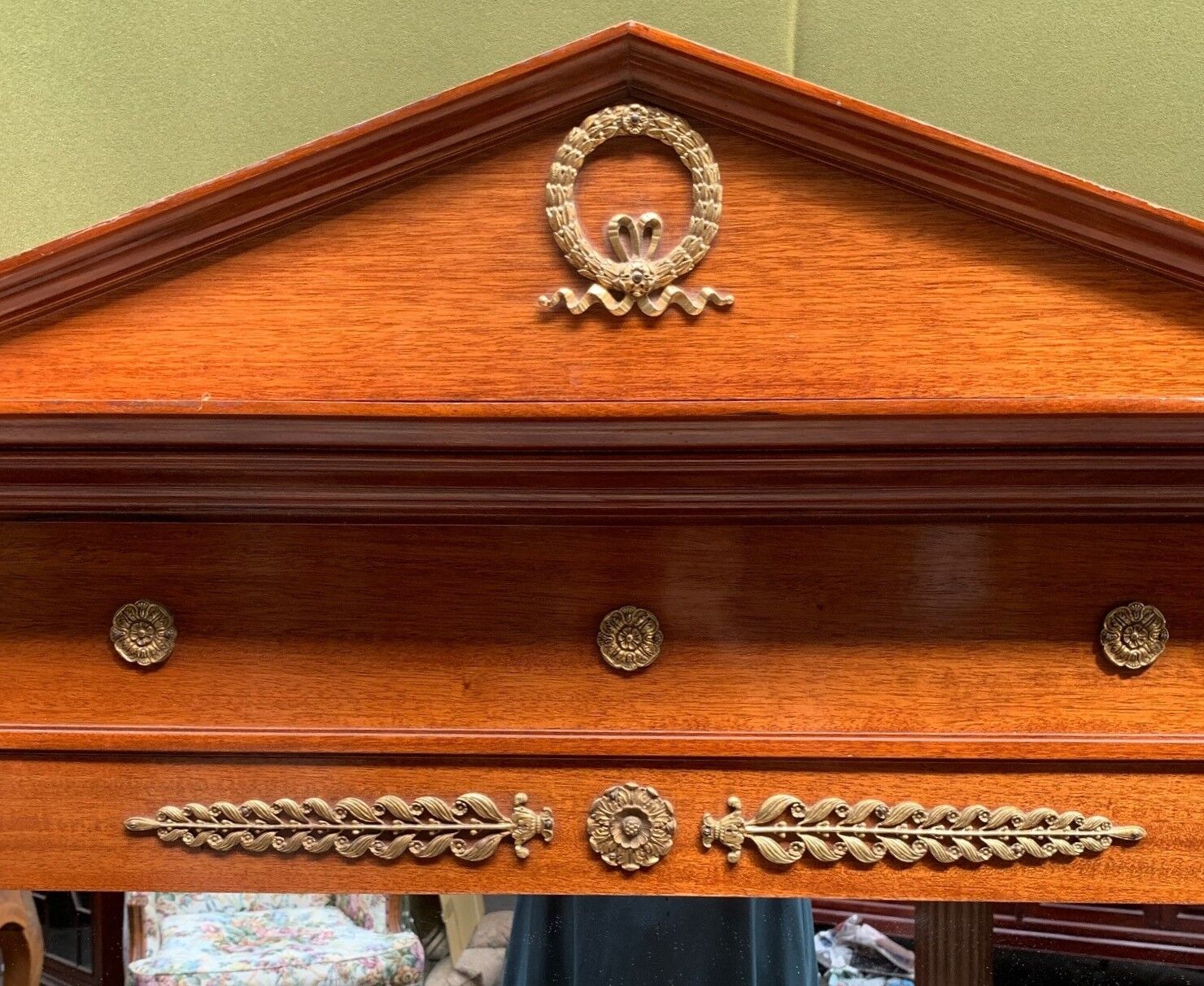 Large Empire style mirror 125x156cm