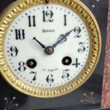 Old fireplace set period Napoleon III clock clock chandeliers