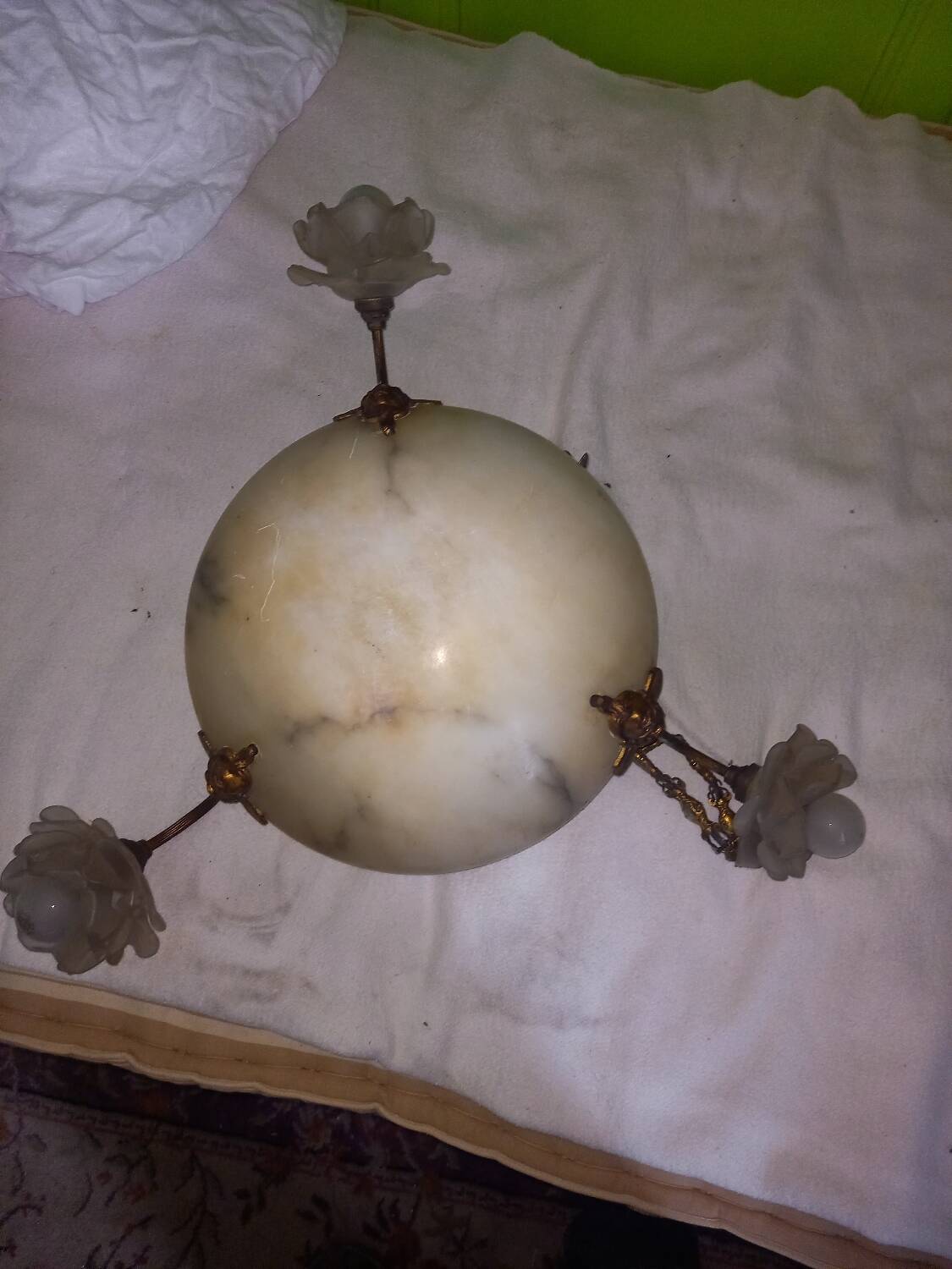 Lustre suspension art deco