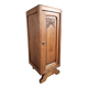 Armoire française Art déco des années 1920 – Petit placard de rangement verrouillable avec étagères (100 cm)