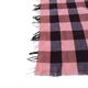 Vintage haik checkered bed throw from Morocco - 183 x 223 cm