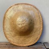 Hand-woven Asian hat