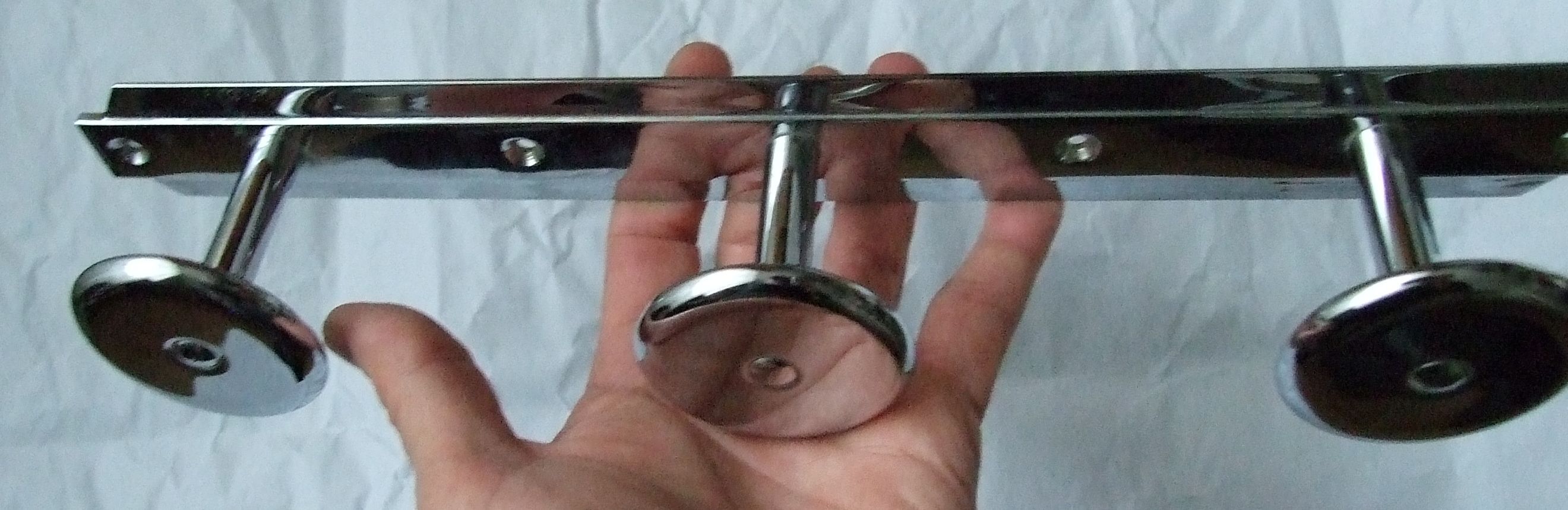 Chrome coat holder 1970